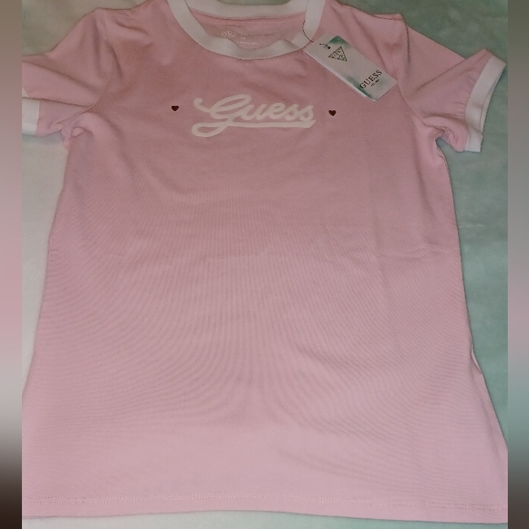 Guess Pink Logo T-Shirt - Picture 5 of 5